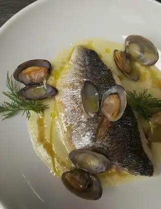 Ricetta Filetto di orata con vongole e cremoso di finocchio di ninomirra79