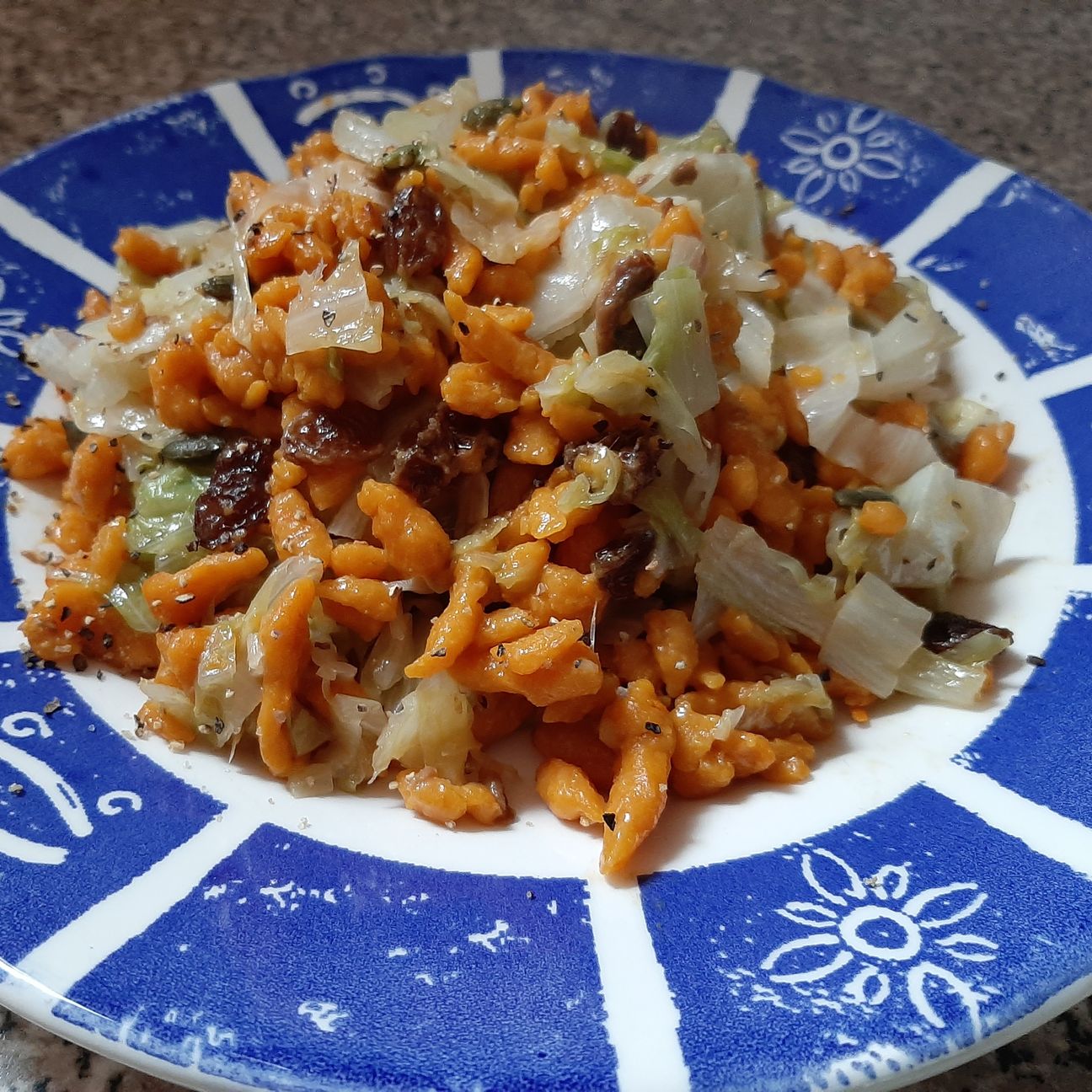 Spatzle alla zucca