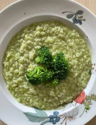 Ricetta Risotto con crema di broccoli di piottolina