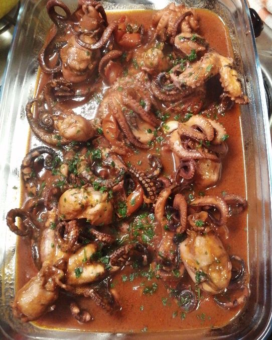Polipetti alla luciana