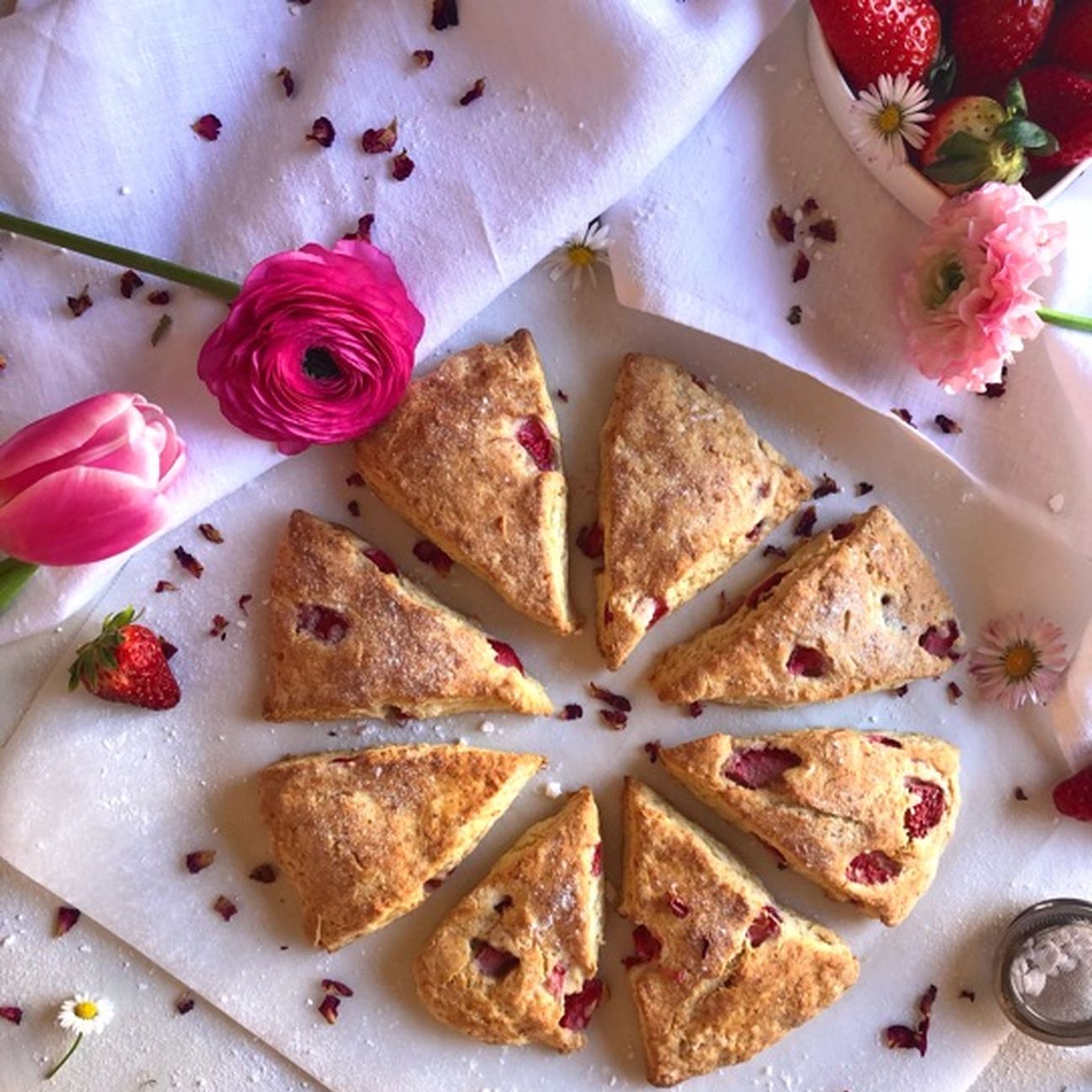 Scones alle fragole