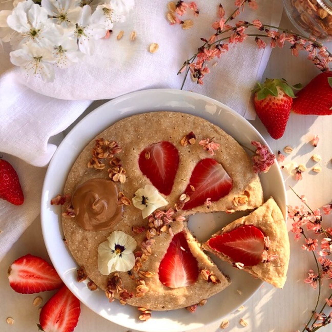 Piada pancake alle fragole