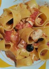 Ricetta Paccheri Gluten free al sugo di Pesce Spada