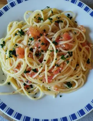 Ricetta Spaghetti gluten free aglio, olio e peperoncino con pomodorini di marchichef