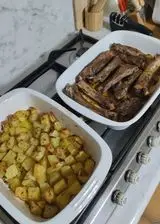 Ricetta Rosticciana con patate al forno