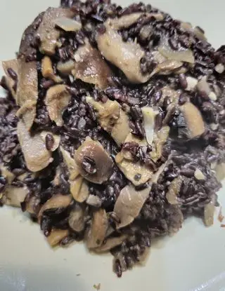 Ricetta Riso venere alla Boscaiola senza brodo vegetale di marchichef