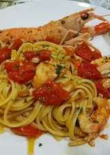 Ricetta Linguine gluten free agli scampi, alla napoletana con il trucco della bisque