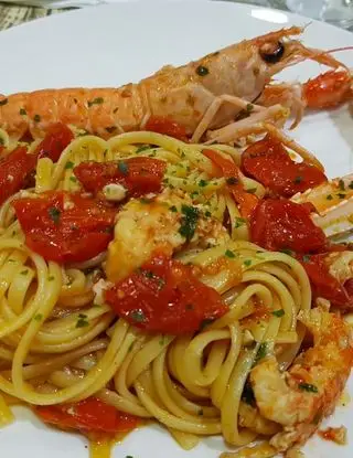 Ricetta Linguine gluten free agli scampi, alla napoletana con il trucco della bisque di marchichef