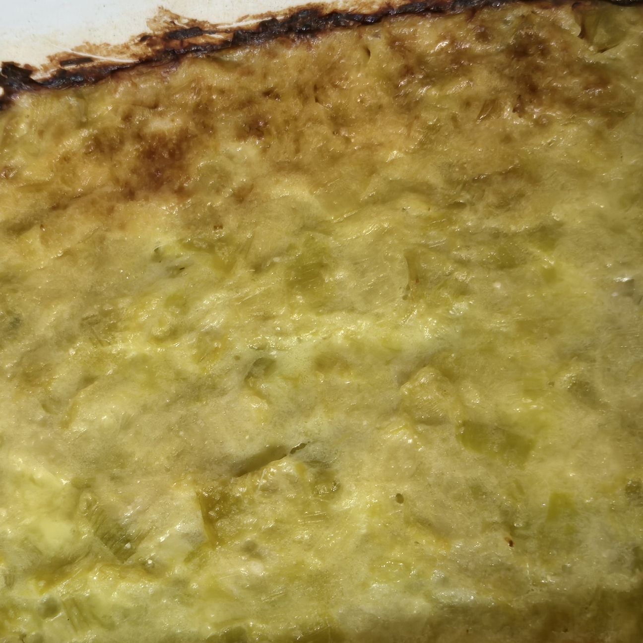 Torta di porri al forno