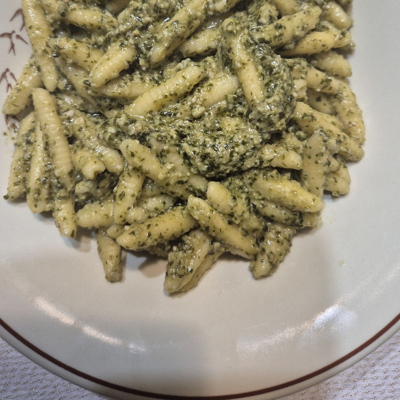 Garganelli gluten free al Pesto di pinoli e noci