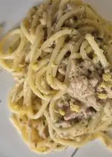 Ricetta Pasta Aglio Olio Tonno e Scorza di Limone