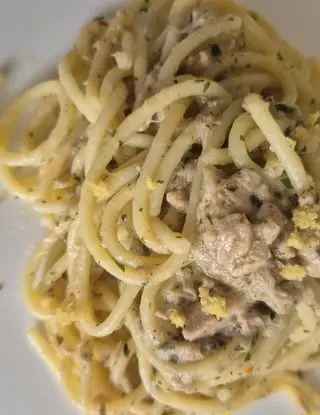 Ricetta Pasta Aglio Olio Tonno e Scorza di Limone di marchichef