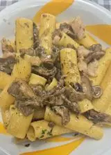 Ricetta Rigatoni gluten free con funghi e pancetta