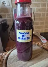 Ricetta Succo di mirtilli