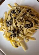 Ricetta Fettuccine gluten free alla crema di olive nere