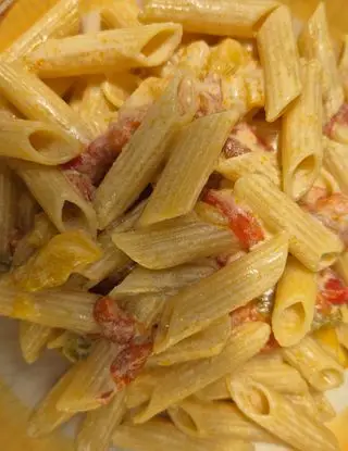 Ricetta Penne gluten free con peperoni e panna gluten free di marchichef