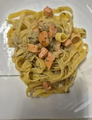 Ricetta Tagliatelle gluten free al Salmone e cipolla di marchichef