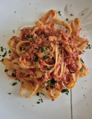 Ricetta Tagliatelle gluten free al Ragù di Pesce di marchichef