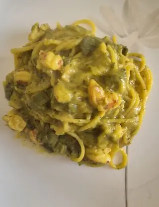 Ricetta Spaghetti gluten free con gamberi, zucchina, zafferano e curcuma di marchichef