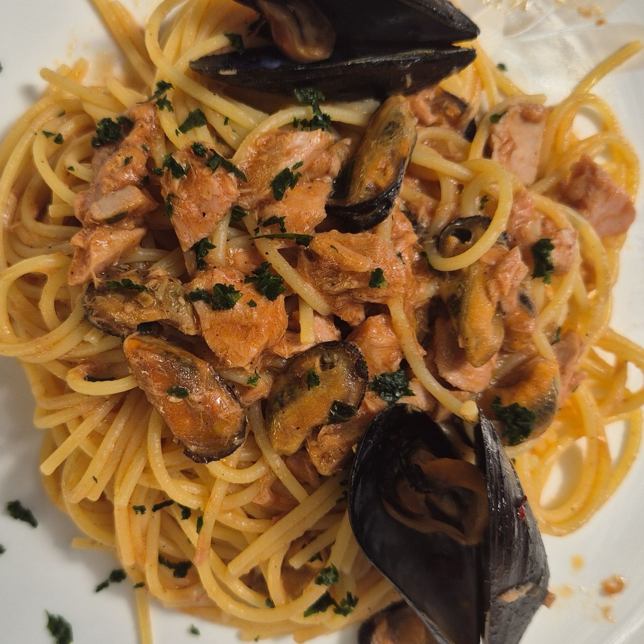 Spaghetti gluten free Cozze e Tonno