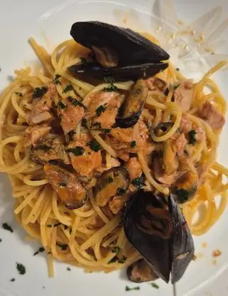 Ricetta Spaghetti gluten free Cozze e Tonno di marchichef