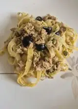 Ricetta Tagliatelle gluten free Tonno e Capperi