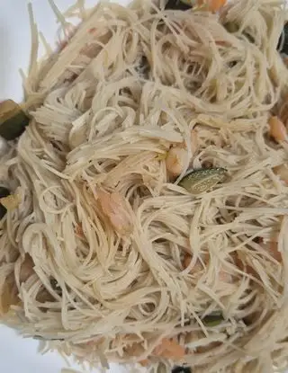 Ricetta Vermicelli cinesi con gamberetti preparato con BimbyTM7 di marchichef