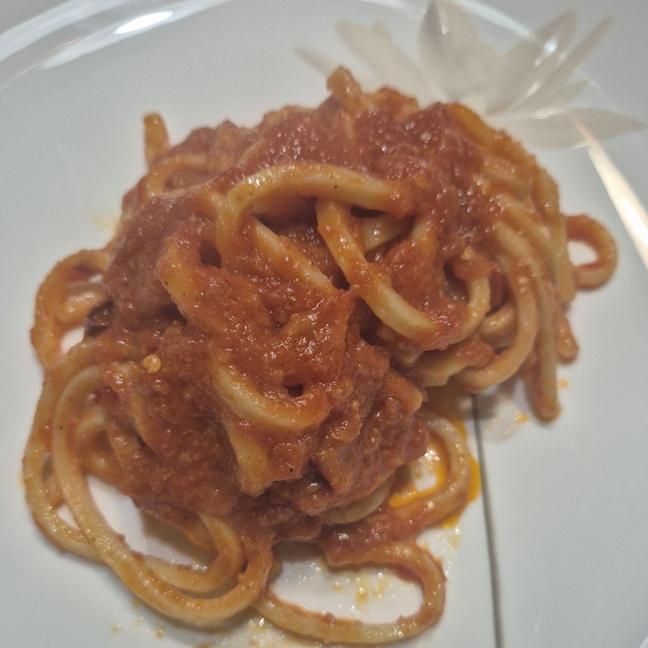Pici gluten free all'aglione