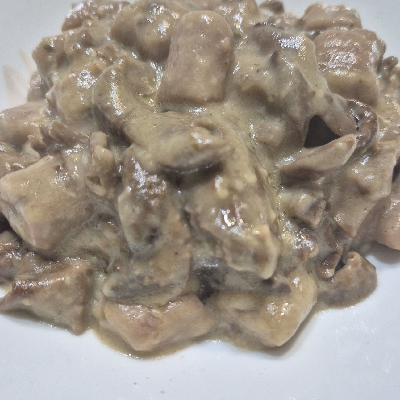 Topetti di farina di castagne con funghi porcini e besciamella gluten free