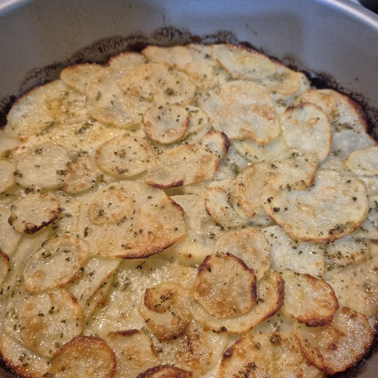 Schiacciata di Patate (Senza Farina) Croccante con Ripieno di stracchino.