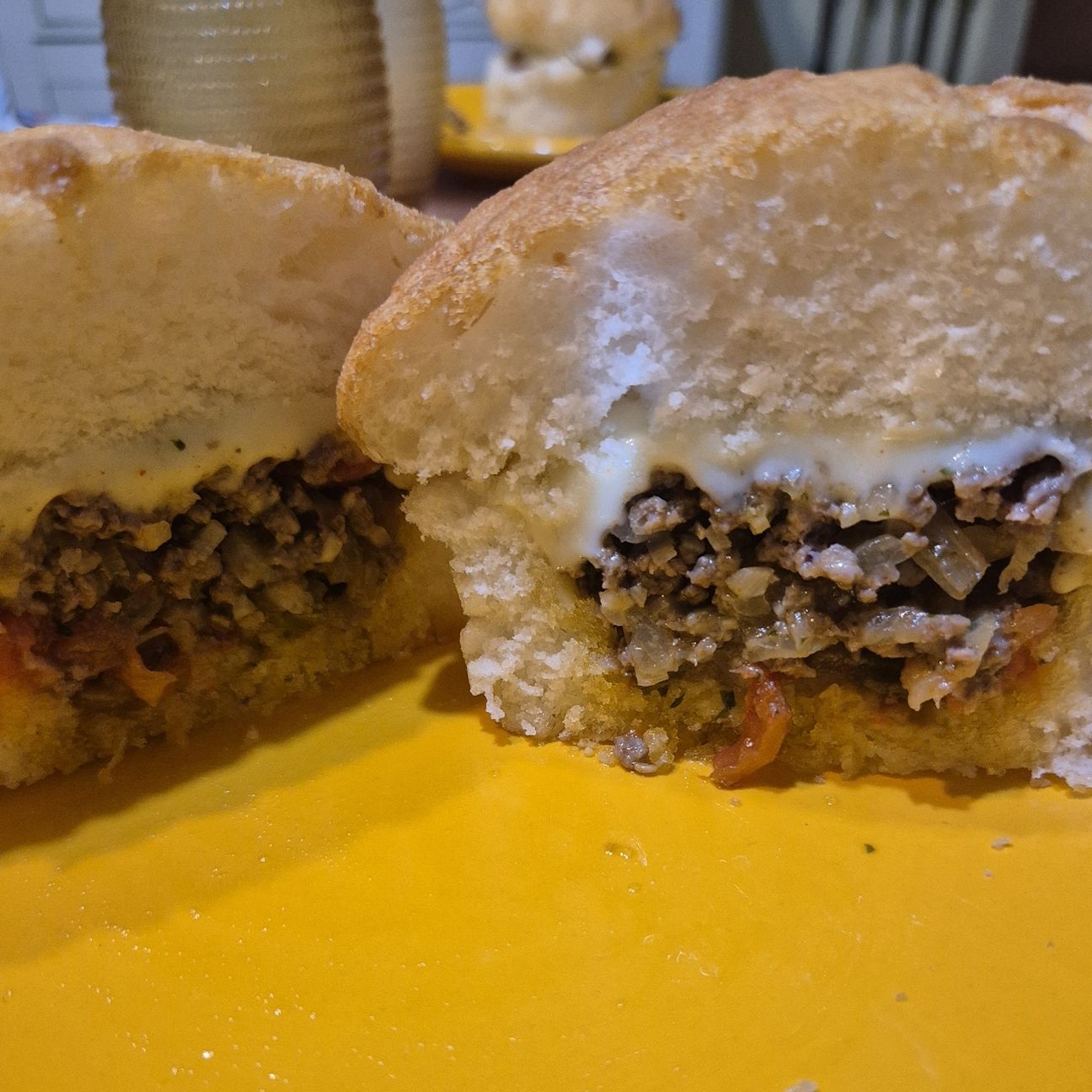 Panino Mr.Chef Muffin Buns Beef 1