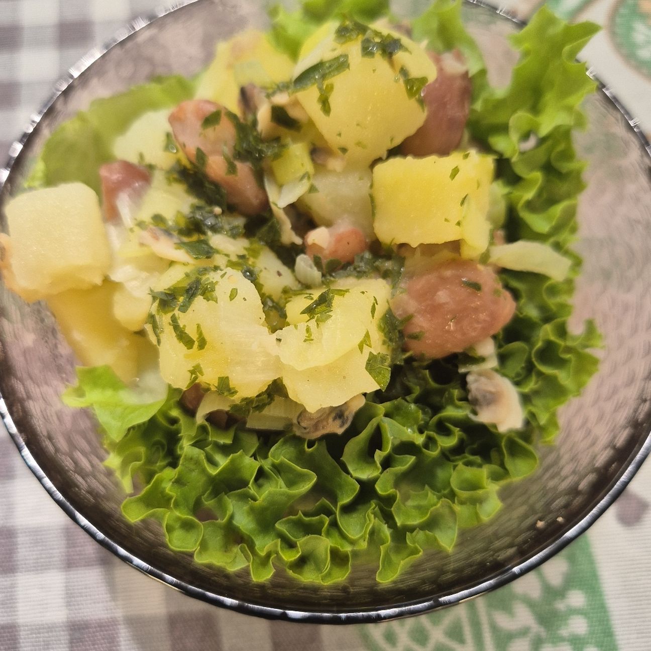 Coppette di insalata di Vongole veraci (gluten free)