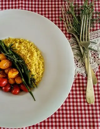 Ricetta Cous cous timo & verdurine di claudia.turrini