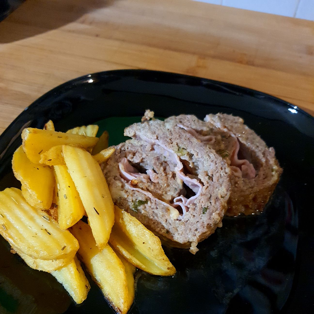 Polpettone al forno con patate