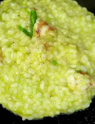 Ricetta Risotto agli asparagi con gamberi argentini di giady.casellaa