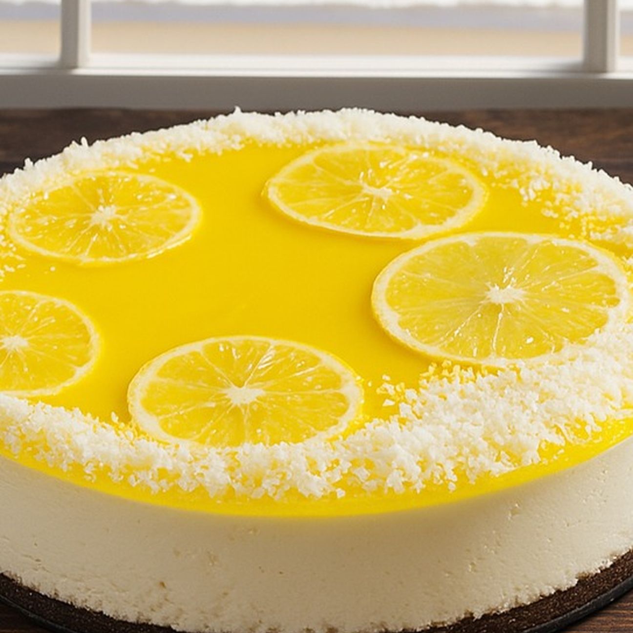 Cheesecake limone e cocco