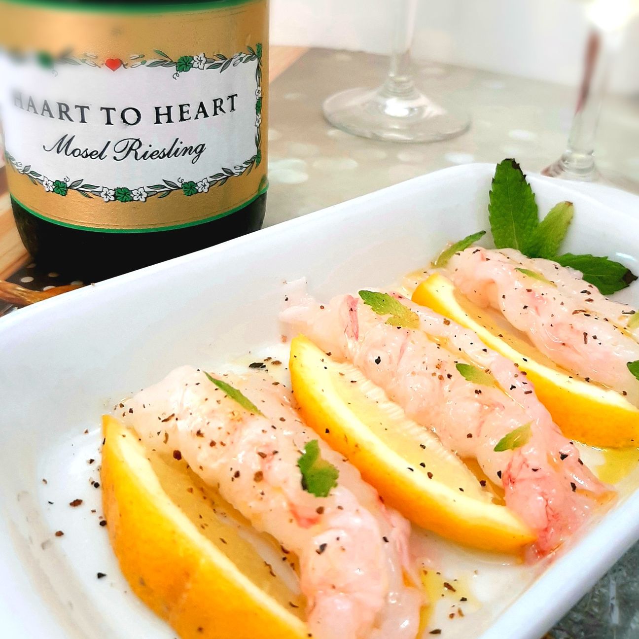 Crudo di Scampi Moito