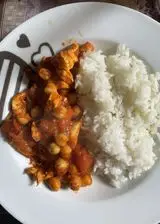 Ricetta Riso con pollo ceci e curry