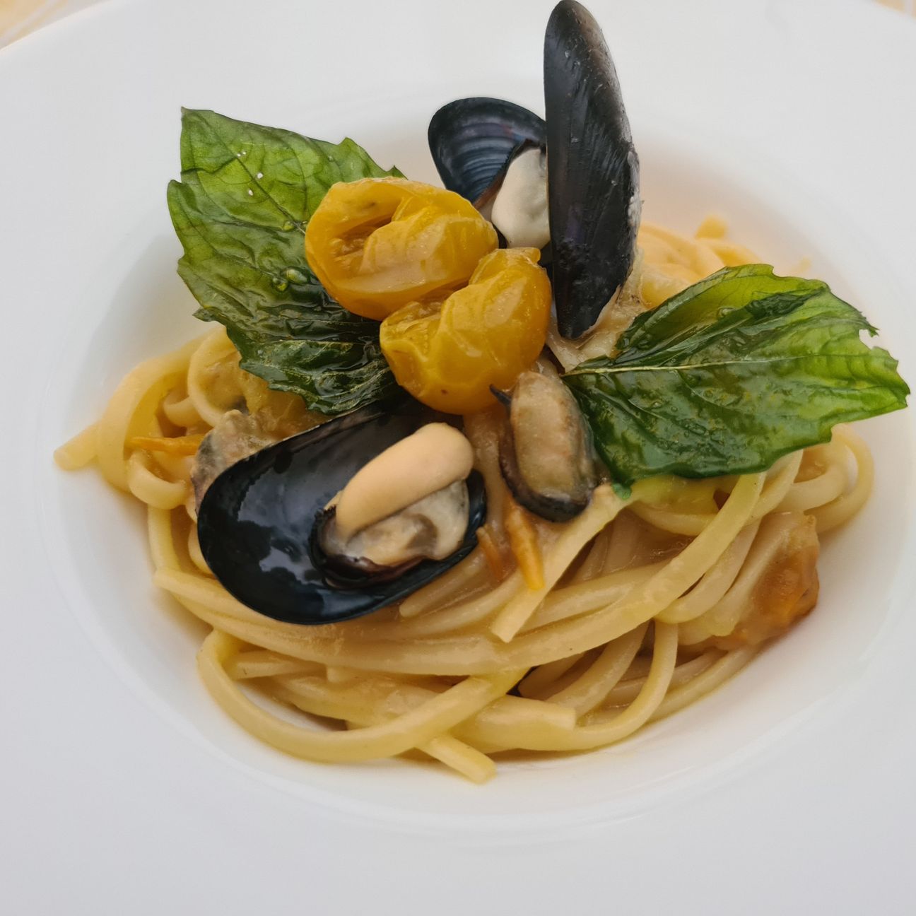 Linguine in giallo