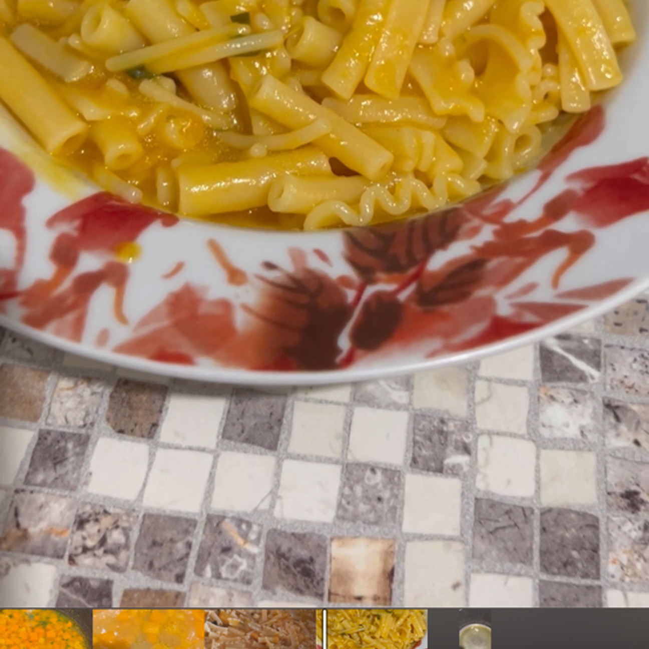 Pasta con la zucca