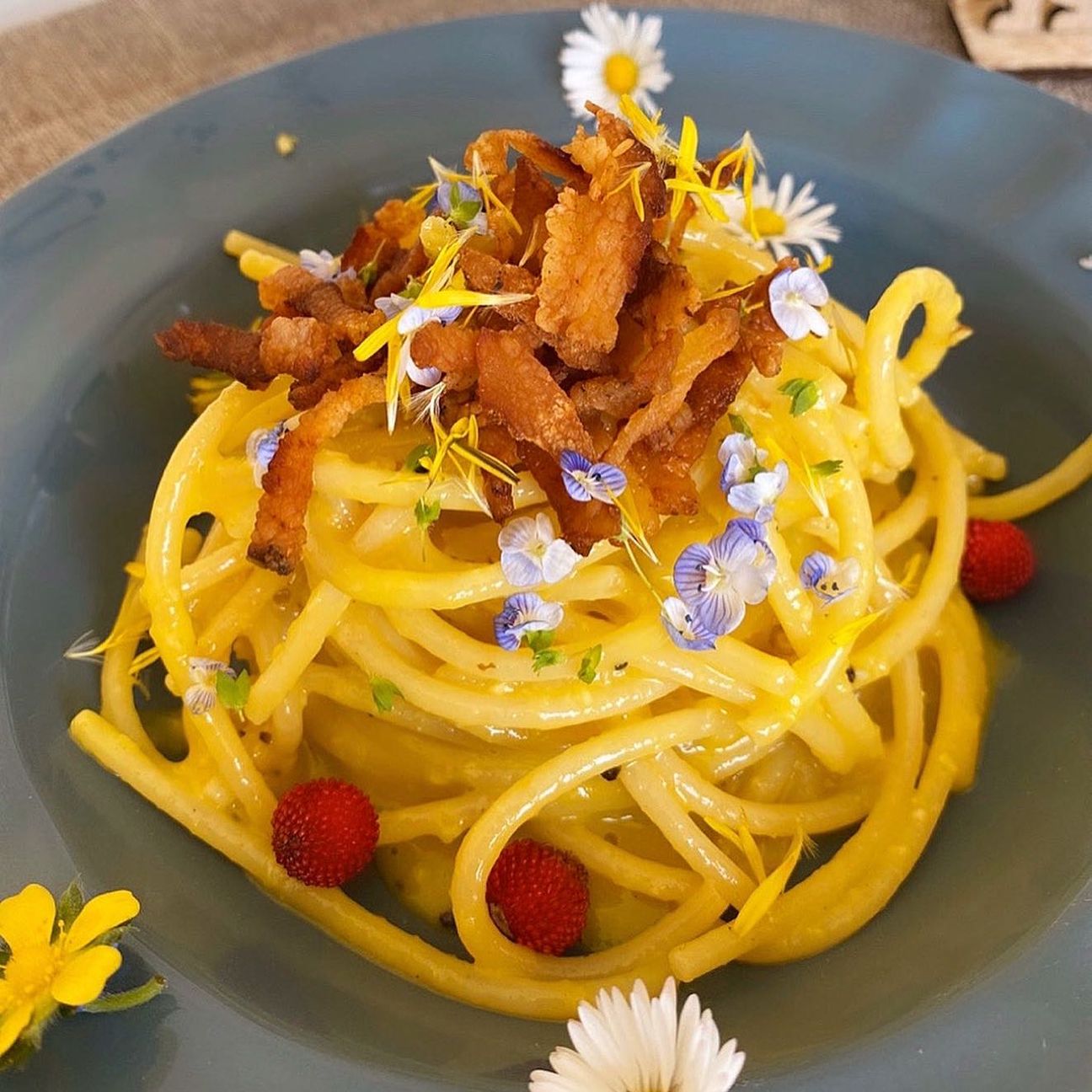 Carbonara in fiore