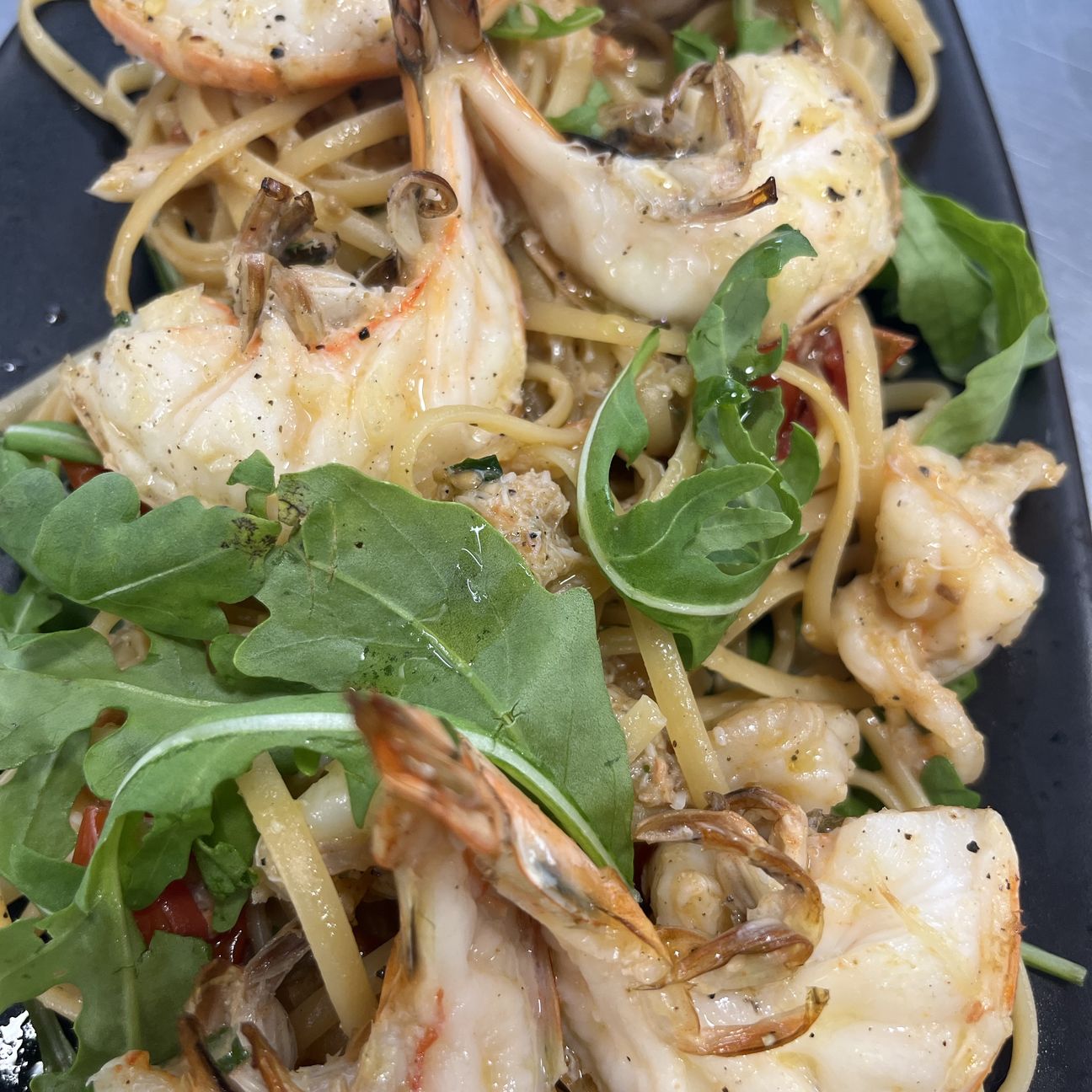 Linguine granchio e gamberoni