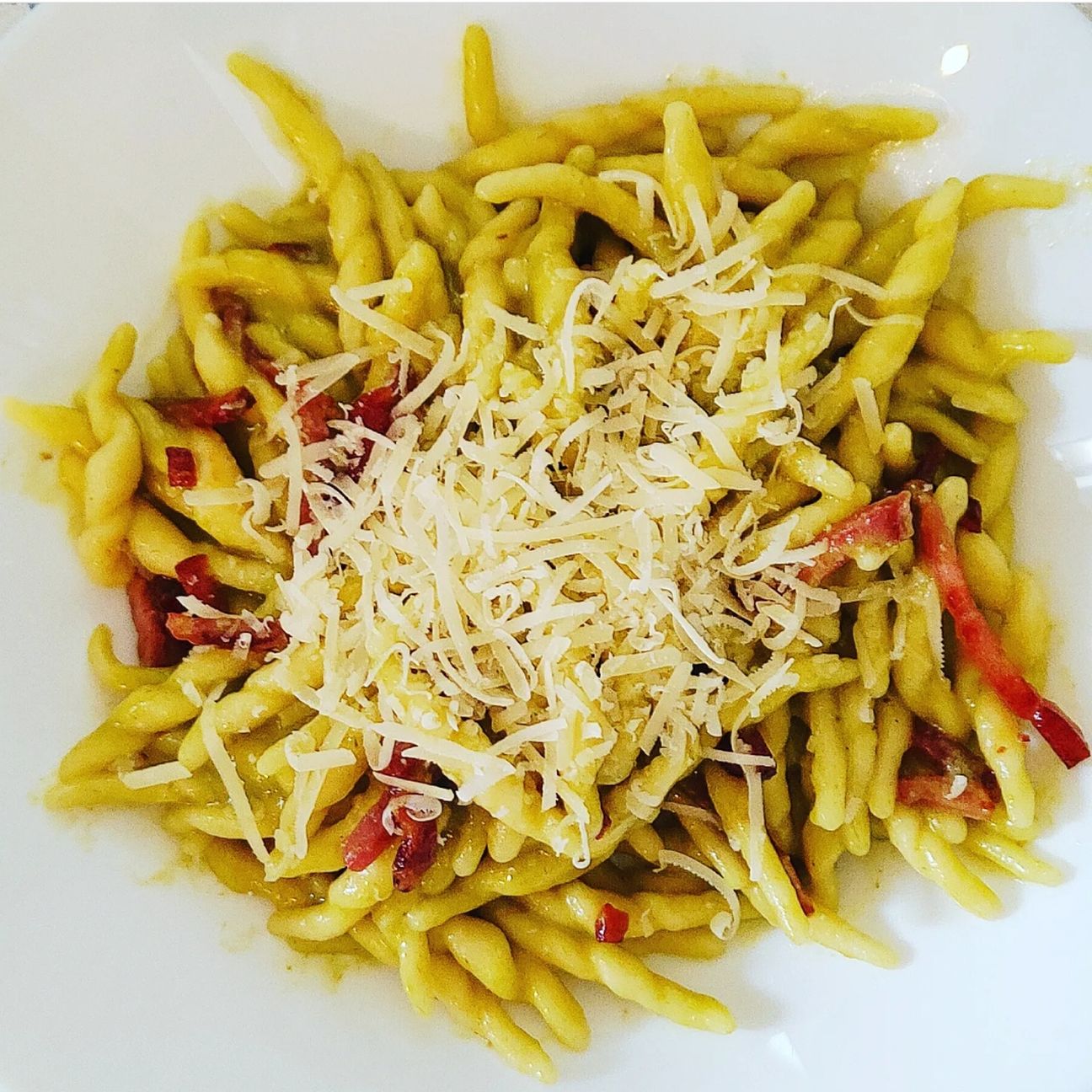 Trofie asparagi e spek