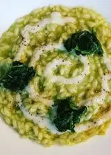 Ricetta Risotto tenerume e pecorino