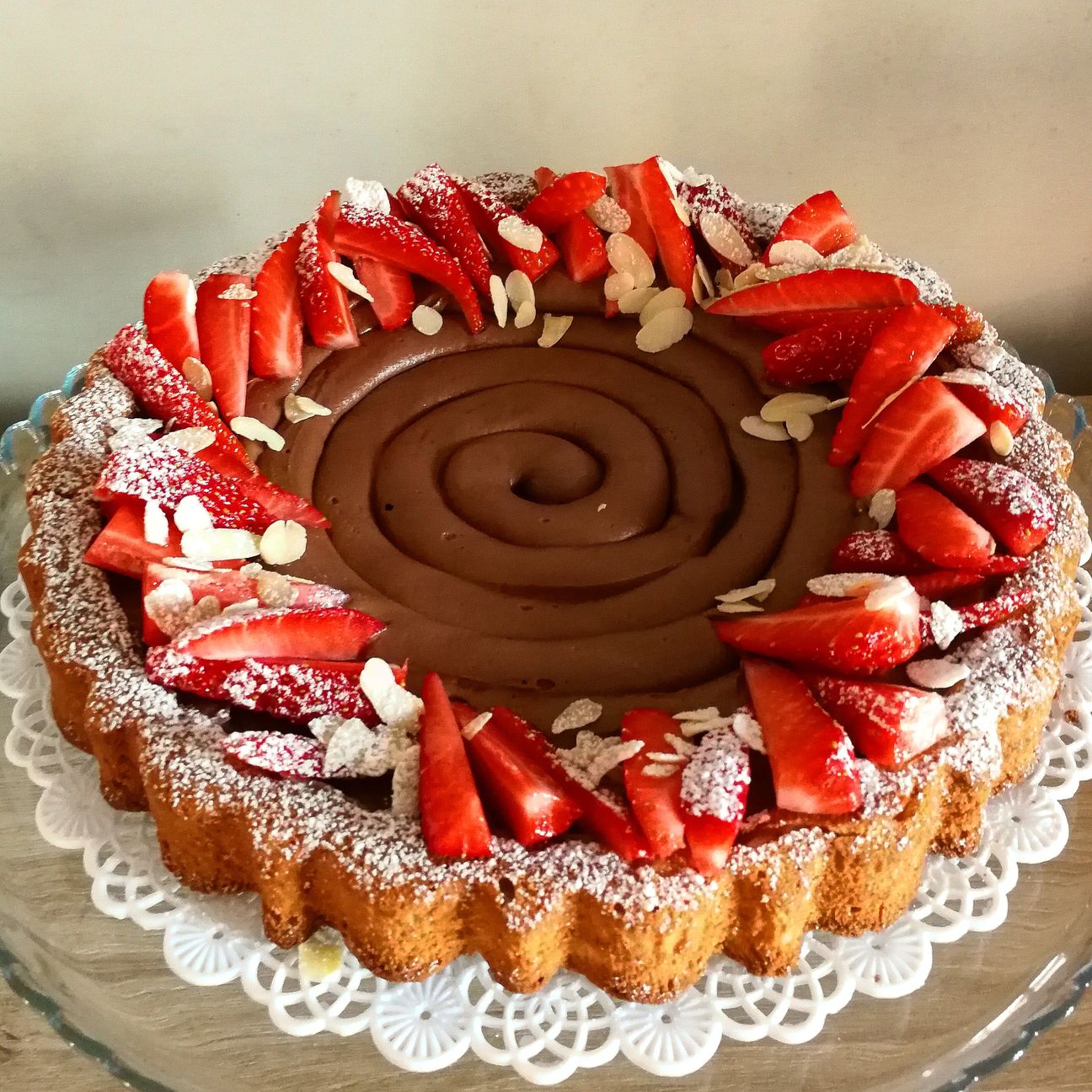 Crostata morbida al cioccolato