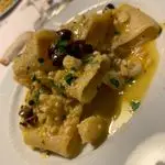 Ricetta Paccheri di Gragnano  con baccalà in “giallo datterino  “
