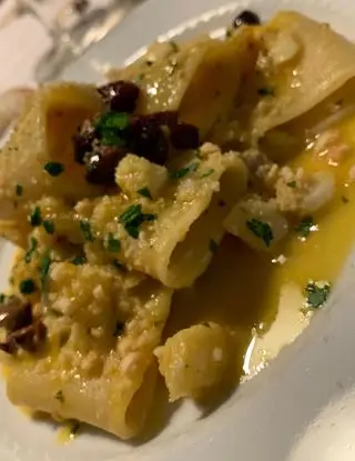 Ricetta Paccheri di Gragnano  con baccalà in “giallo datterino  “ di dott.antonellalamagna