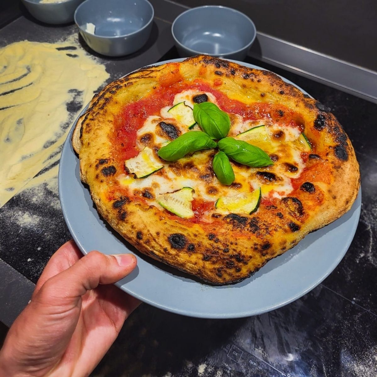 Pizza contemporanea alta idratazione (80%)
