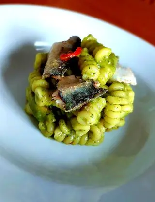 Ricetta Fusilli bucati corti alle sarde e crema di zucchine di osteriadalele