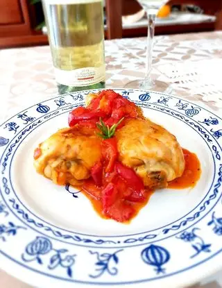 Ricetta Pollo con i peperoni di osteriadalele